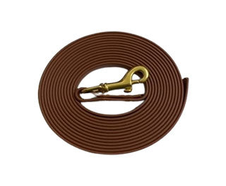 Brown 3/8-in BioThane Leash